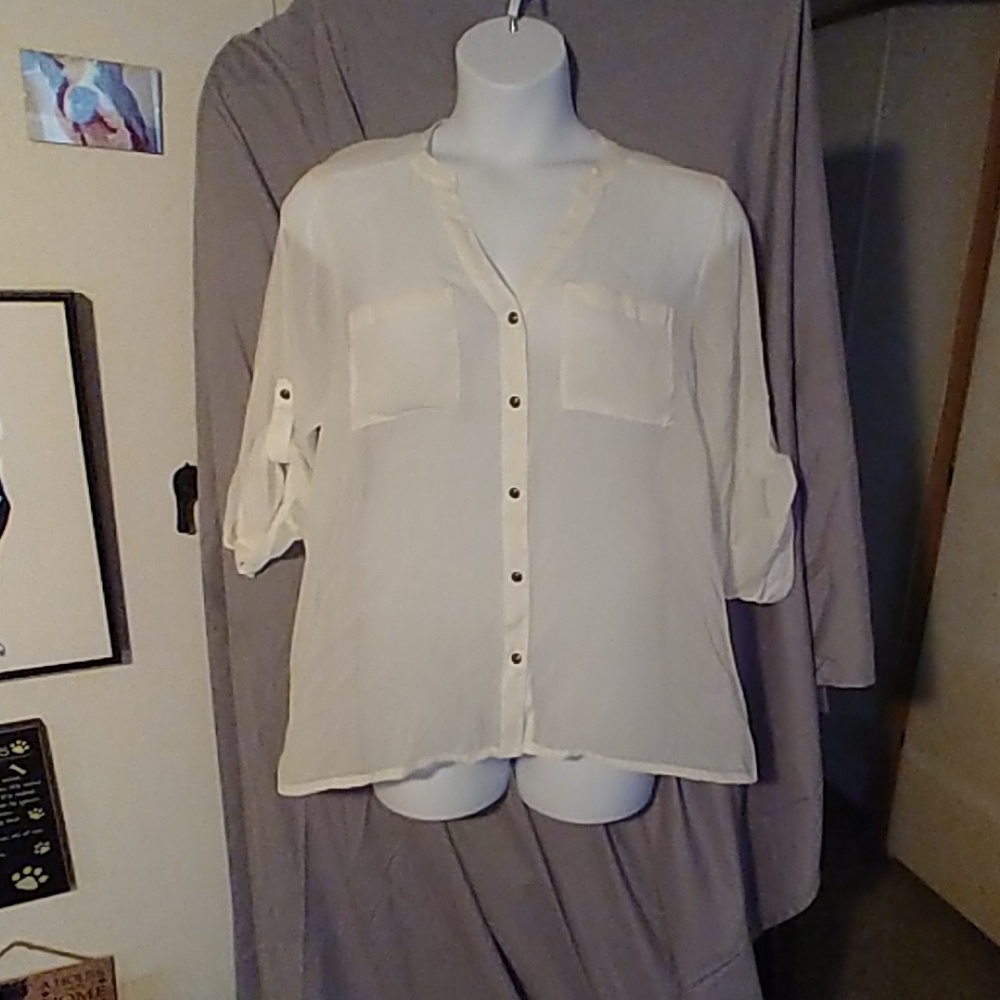 Vanity sheer blouse